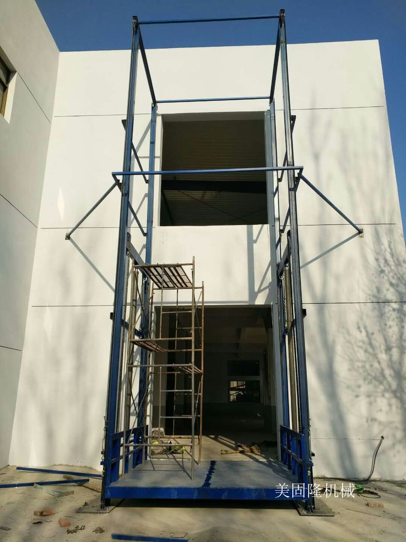 河池仓库专用导轨式升降货梯价格